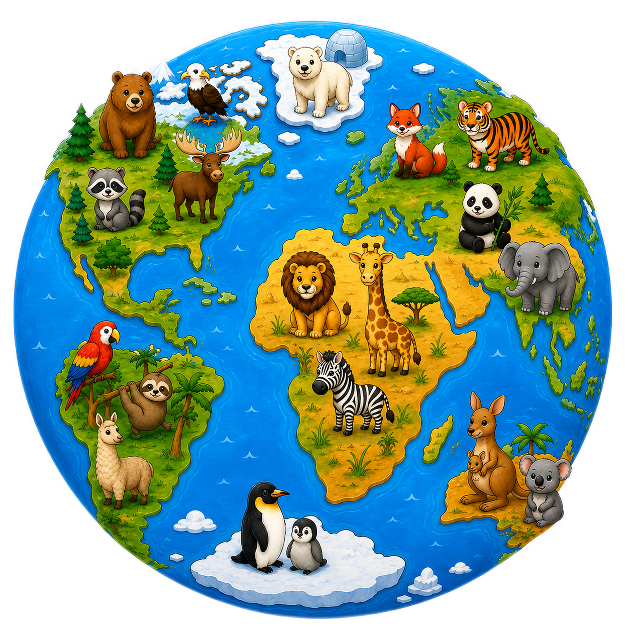 Wildlife Globe